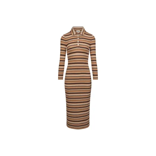 Rouje FW24 MAURICETTE DRESS Long-Sleeved Dresses Women's Beige