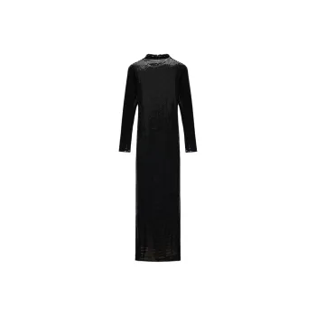 ZARA Long-Sleeved Dresses Women's Black