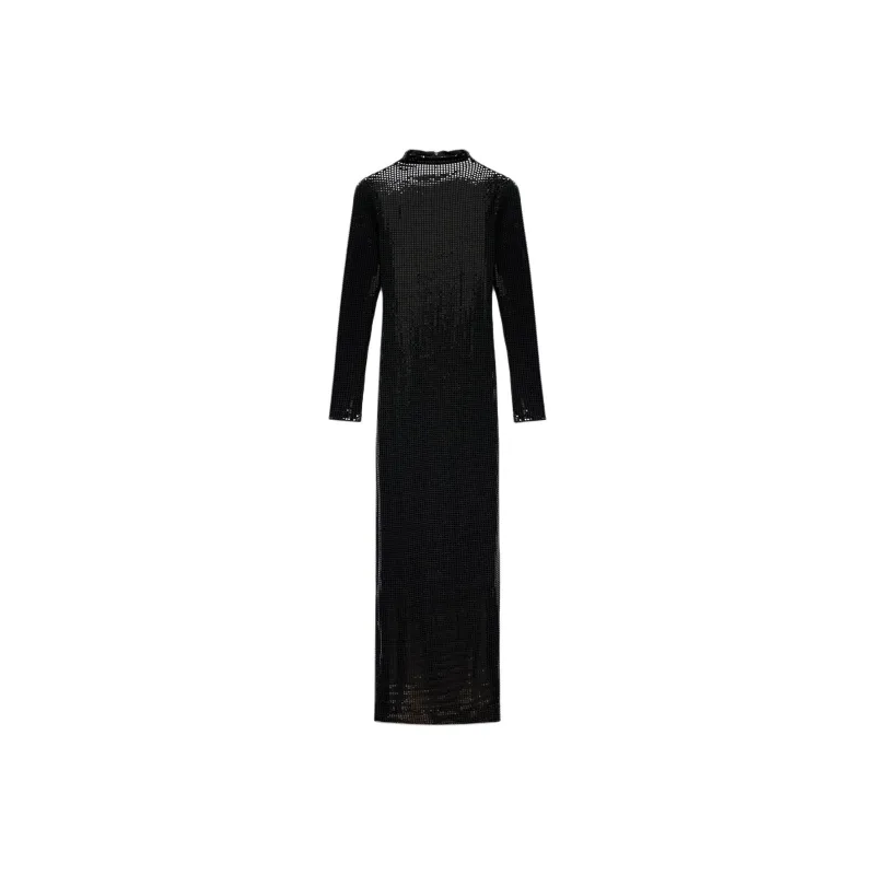 ZARA Long-Sleeved Dresses Women's Black-0