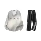 Heather Gray+Black Pants