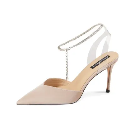 QUICHESHOES Slim Heel High Heels Women's-5