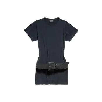 Balenciaga Belted Dress