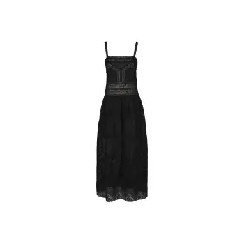 Zimmermann Halliday Lace Trim Slip Dress