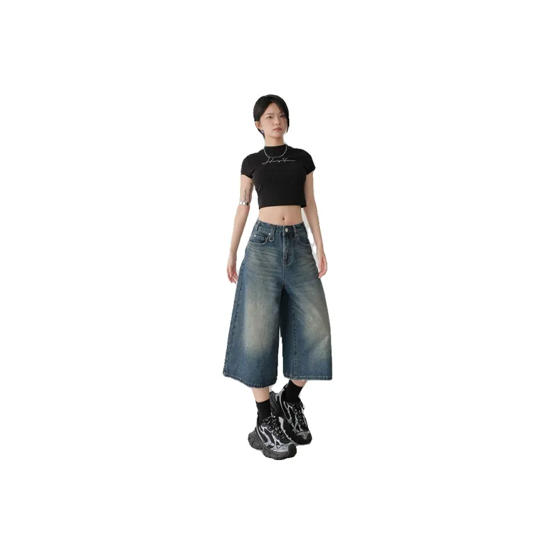 Yynw Jeans Women's Vintage Blue-0