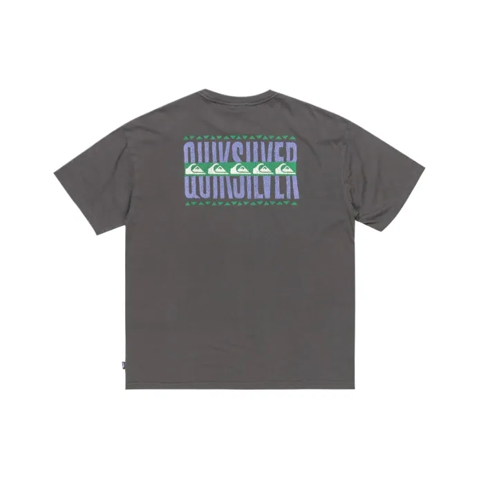 Quiksilver World Force T Shirt Men's Black Gray-1