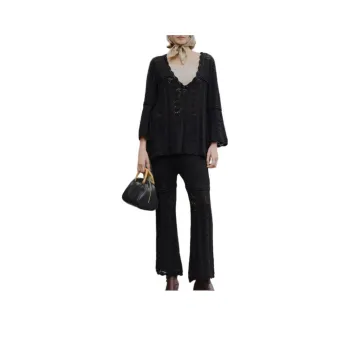 FREAK'S STORE Knitted Sweatpants Women's Black