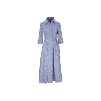 Talbot Runhof Long-Sleeved Dresses Women's Blue