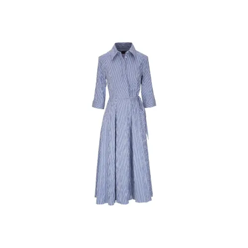 Talbot Runhof Long-Sleeved Dresses Women's Blue