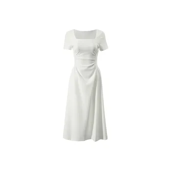 7 SEVFUN Short Sleeved Dress Women's White