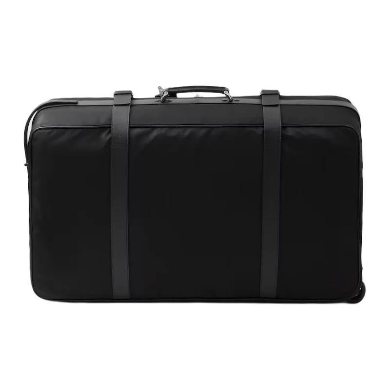 PRADA Recycled Polyamide Travel Bag Unisex Black-2