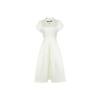 Duffy Fashion Short Sleeved Dresses Women's Apricot