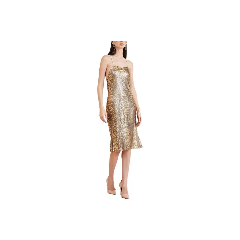 GUESS Slip Dresses Women's Khaki-0