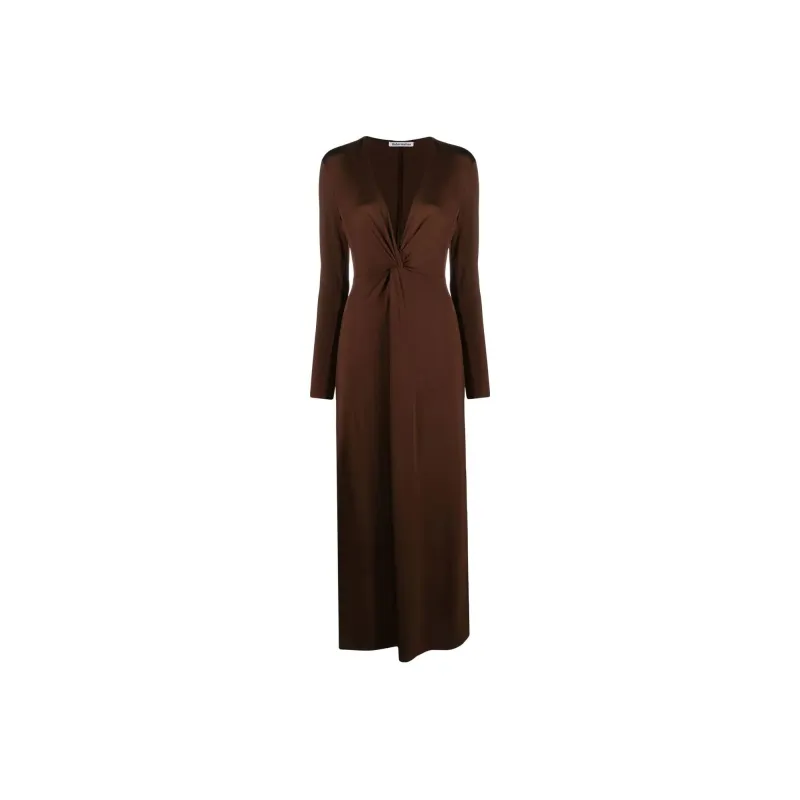Reformation Long-Sleeved Dresses Women's Brown-0