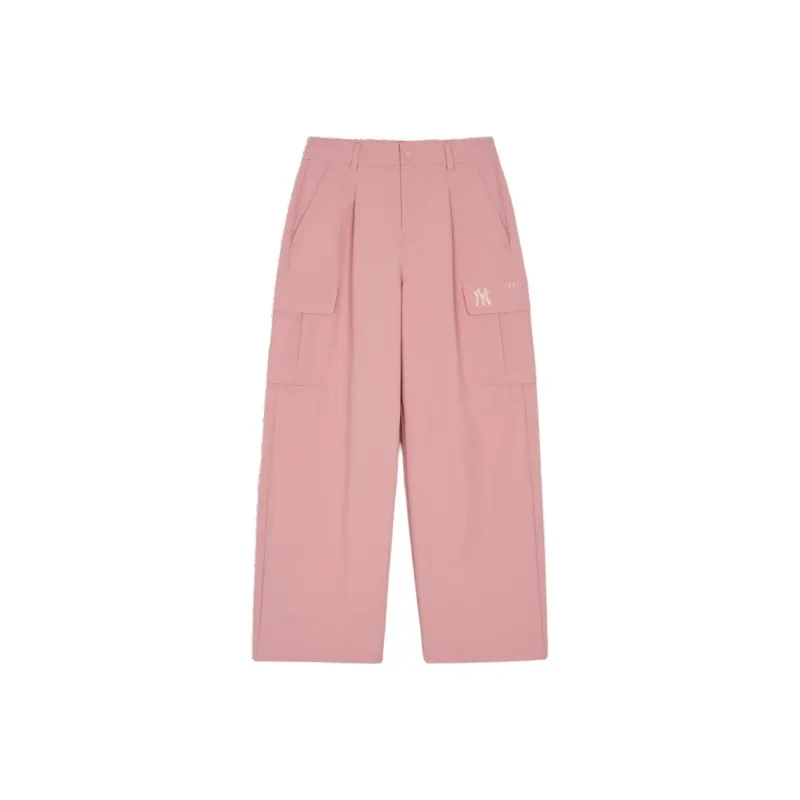 MLB Varsity New York Yankees Cargo Pants Women's Hemp Pink-0