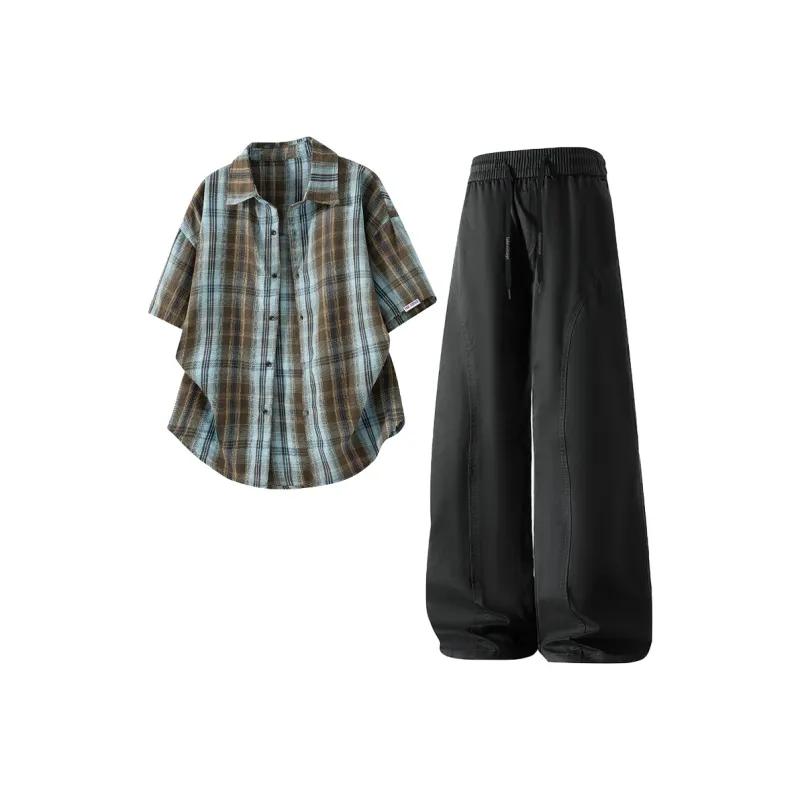 FAKE VINTAGE Shirt Matching Set Unisex-52