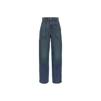 KHAITE Hewitt Wide-Leg Jeans
