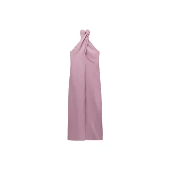 ZARA Sleeveless Dress Women's Light Purple