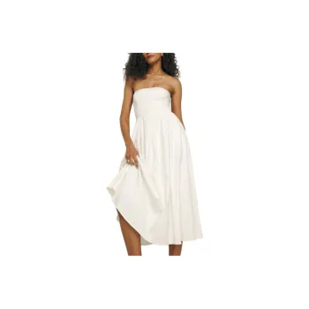 Reformation Astoria Strapless Midi Dress
