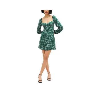 Reformation Long-Sleeved Dresses Women's Green