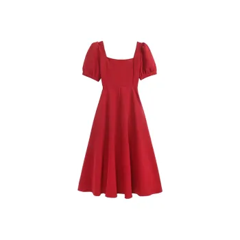 Local Gal Short Sleeved Dress Women's Red