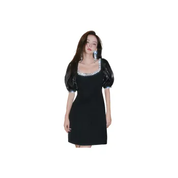Misi Camii Short Sleeved Dresses Women's Black