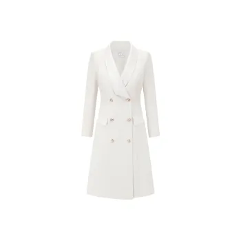 ONE SHALLOW Long Sleeved Dresses Women's Beige