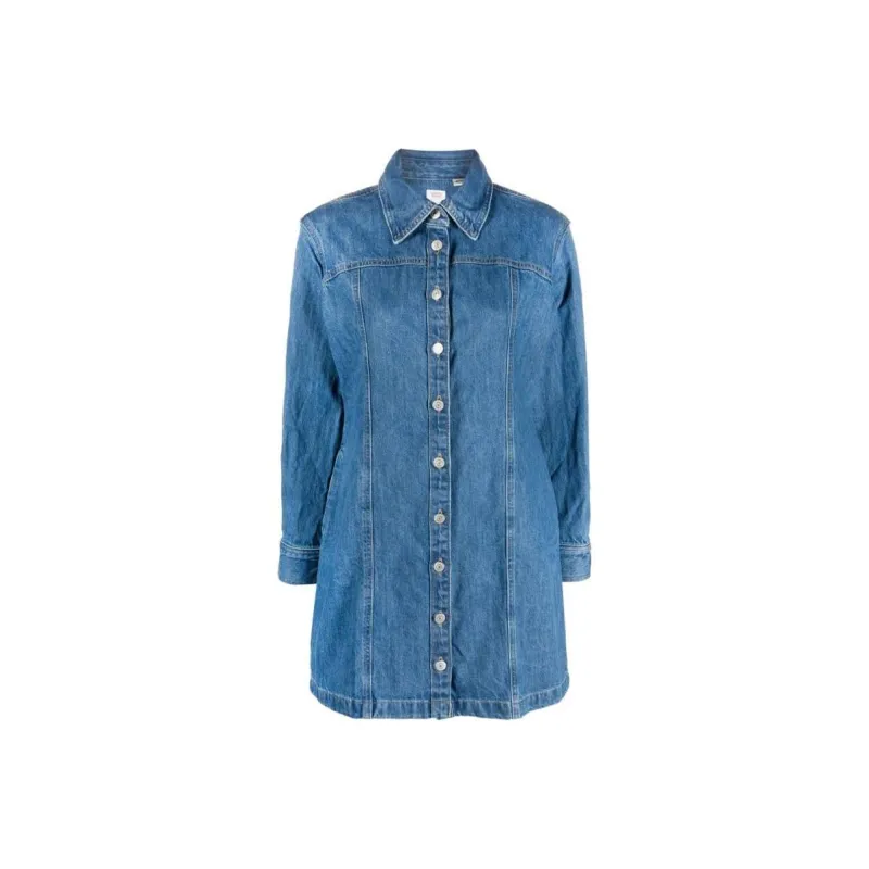 Levis Long sleeve Button up Mini Dress-0