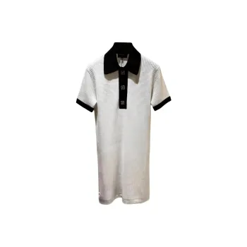 CHANEL 23 Fall Winter New Arrivals Dress Women's White