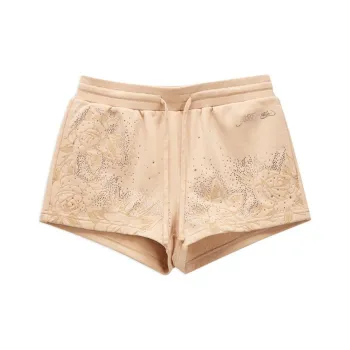 Ed Hardy SS25 Casual Shorts Women's Camel