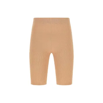 ANDREĀDAMO High Waist Ribbed Shorts