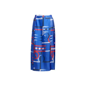 Adidas Casual Long Skirts Women's Blue