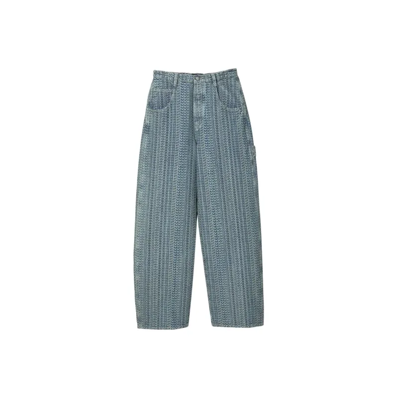 MARC JACOBS Monogram print Wide leg Jeans-0