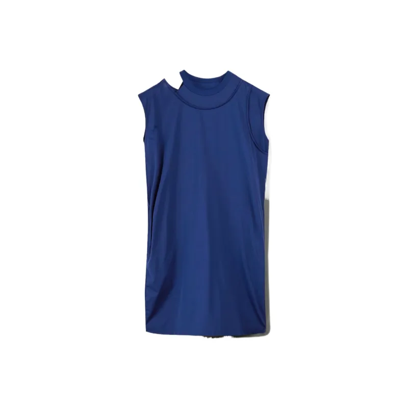 Adidas Y 3 Short Sleeved Dress Women's Blue-0