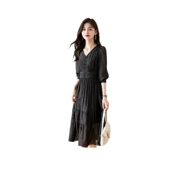 Mylan Long Sleeved Dress Women's Black