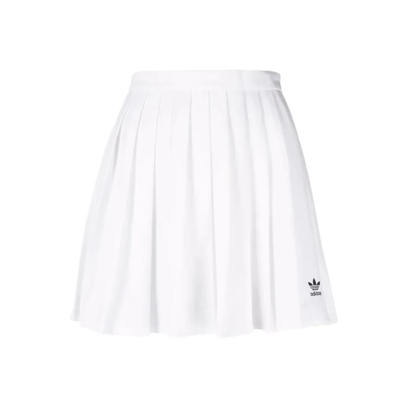 Adidas Originals Casual Short Skirts Women's White-0