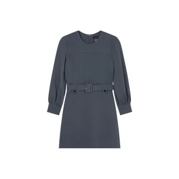 CLUB MONACO Long-Sleeved Dresses Women's Marine Blue