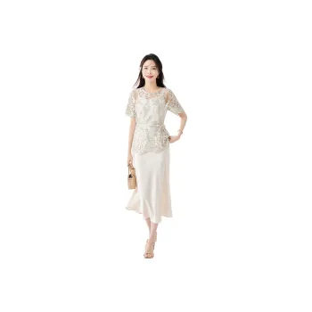 TERRE BLEUE Casual Suit Women's Beige