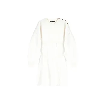 Maje Corseted Sweatshirt Dress