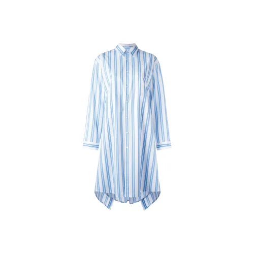 Balenciaga Striped Shirt Dress