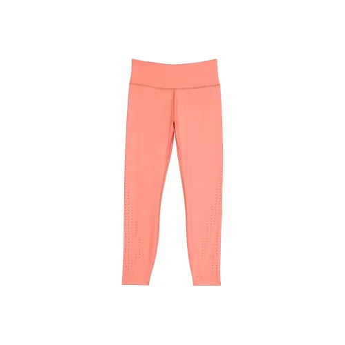 Victoria's Secret VS Essential High-Rise Perforated/C C Leggings Women's Black Coral Pink Shattered