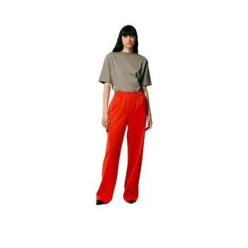 TIBI Knitted Sports Pants Women's Red