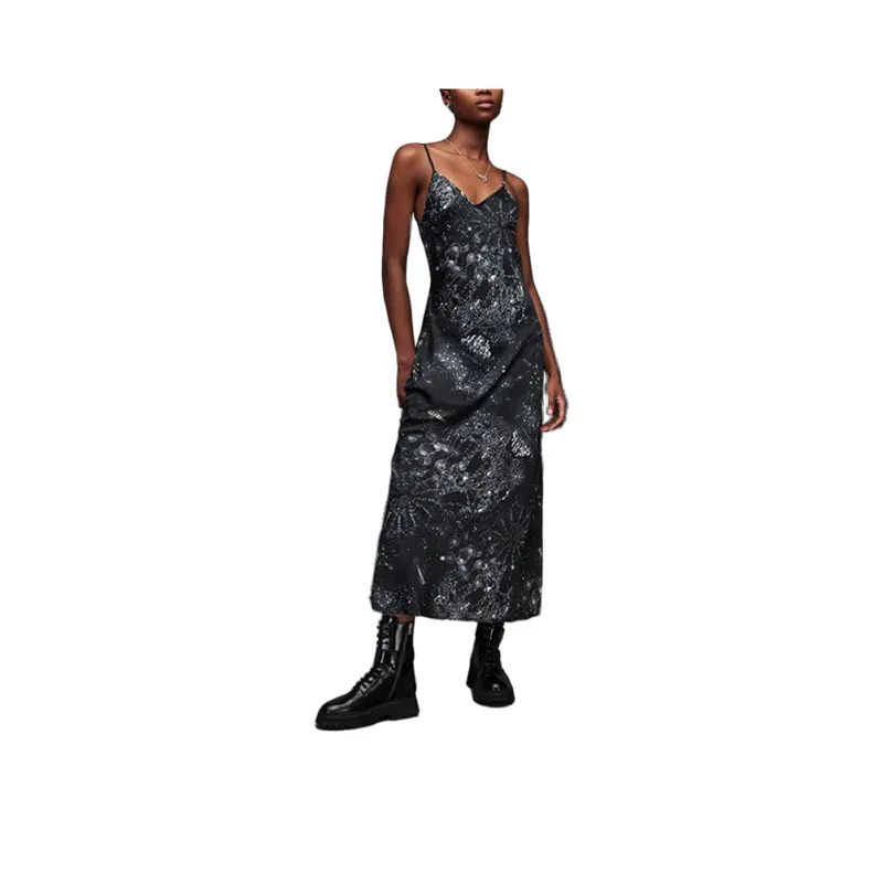ALLSAINTS Slip Dresses Women's Black-0