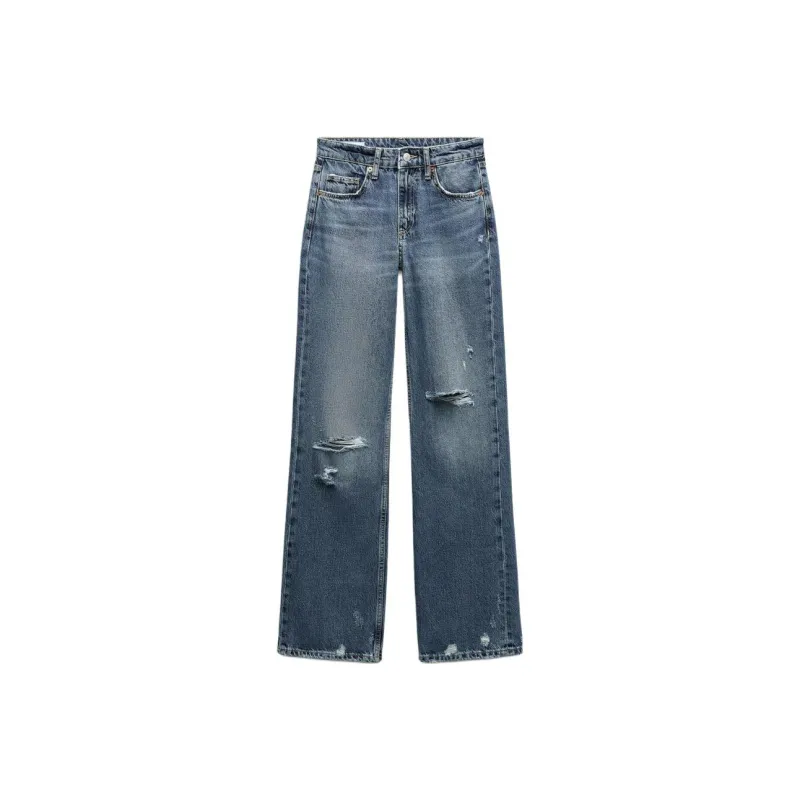 ZARA Trf Jeans Women's Blue-0