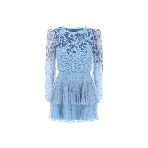 SALONI Long-Sleeved Dresses Women's Blue