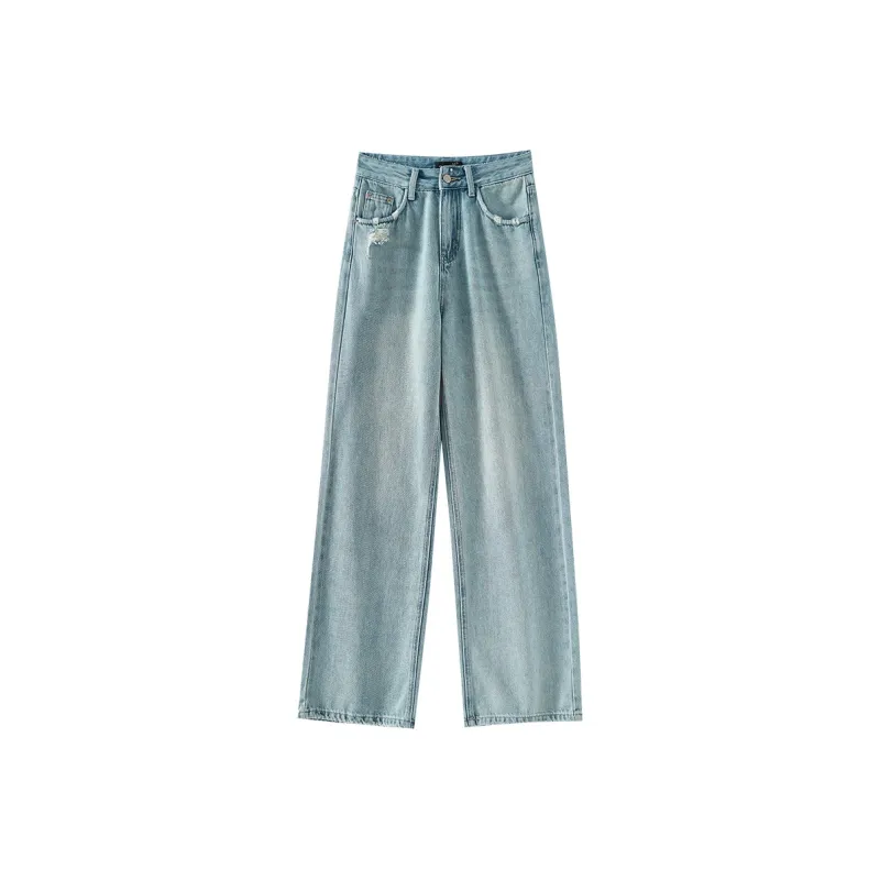 OUNIXUE FW24 Jeans Women's Blue-0