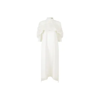 ISSEY MIYAKE Long-Sleeved Dresses Women's White