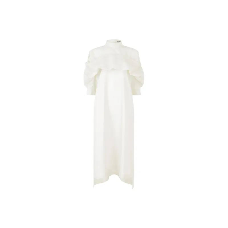 ISSEY MIYAKE Long-Sleeved Dresses Women's White-0