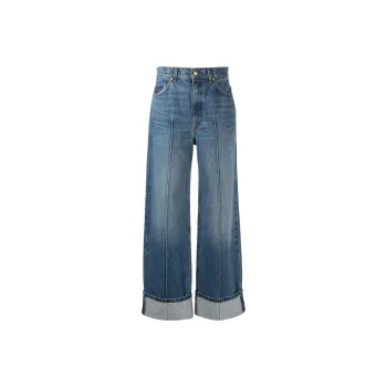 Ulla Johnson The Genevieve High rise Wide leg Jeans