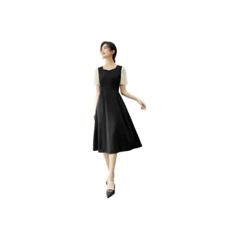 SENTUBILA Short Sleeved Dresses Women's Black