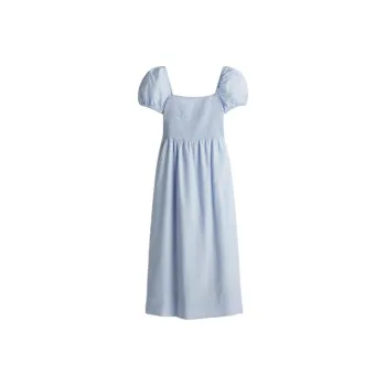 H&M Short Sleeved Dress Women's Light Blue